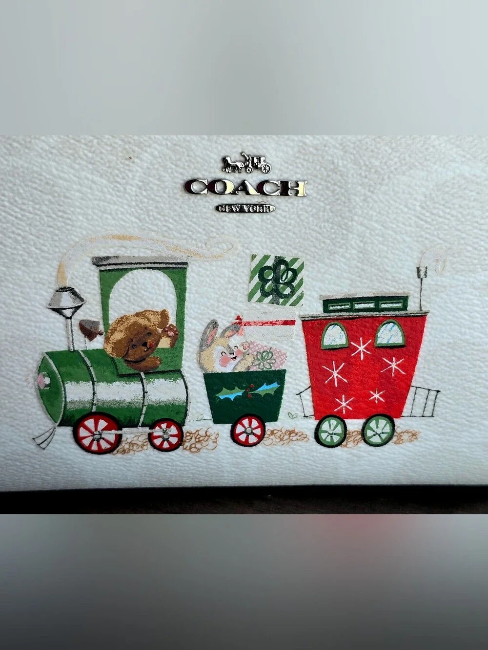 Coach Small Boxy Cosmetic Case and Mirror Bag Charm (Style No. C1751)